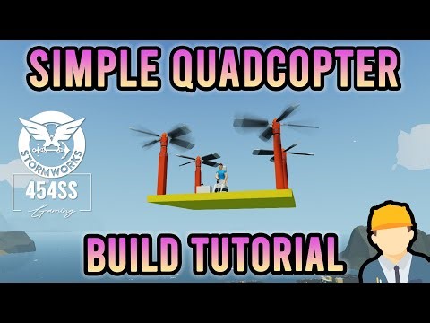 QUADCOPTER Helicopter Tutorial in Stormworks (Engineer Explains)