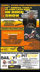 2.4K views · 17 reactions | Bike show tomorrow!!!!!! | Galloping Goose MC BHB | Facebook