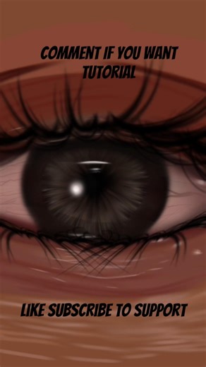 Viral Eye tutorial | Editing Ibispaintx #viraleyes #support #realisticdrawing #eyestutorial