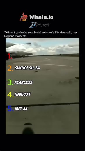 Travel with sanjib | 📸 Ranking the Top 5 Lowest Flybys Ever Recorded! Which one shocked you the most? 🤯✈️ These flybys aren’t just low — they’re legendary.... | Instagram
