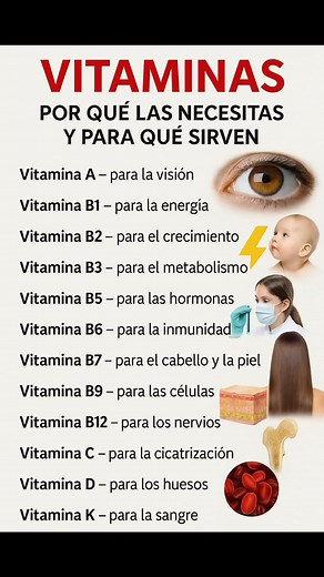Tipos de vitaminas importantes para tu cuerpo #Comparte #PeriodicoPatria1892 | Periódico Patria 1892