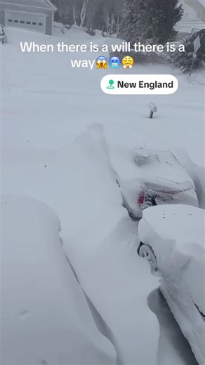 Going to work This week be like 😤 if you don’t start cleaning the snow now lol My niece and nephew gave me no right to sharing this video🤣 #Blizzard2026 #NewEngland #WhenThereIsAWillThereIsAWay #FunnybutNOTFUNNY #WinterStorm