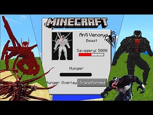 Venom Revolution Addon/Mods For Minecraft PE | 10+ Symbiote (1.18+)
