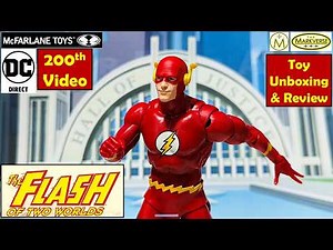 The FLASH Barry Allen (Flash of Two Worlds) McFarlane DC Direct Figure Unboxing & Review