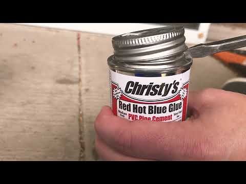 How to open PVC Pipe Cement can