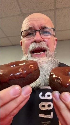 Tim Hortons double chocolate doughnuts review