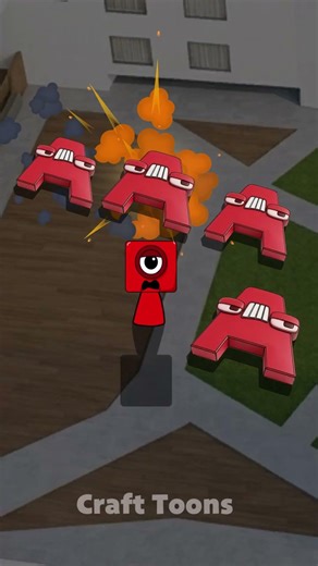 AAAA vs One Panic Numberblocks #shorts