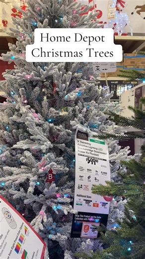72K views · 588 reactions | ✨Comment Trees and I will send you the links to all of these beautiful trees✨ @The Home Depot Christmas trees ! They have some beautiful options. #christmastrees #homedepotchristmastree #homedepot #christmas | Tinastastefulcorner | Facebook