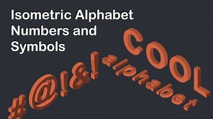 Isometric Alphabet, Numbers And Symbols by Dolphinmedia - After Effects Templates | Motion Array
