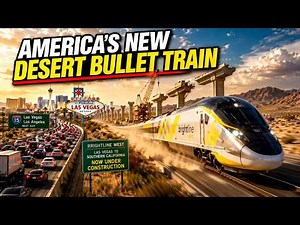 How Brightline West Is Building America’s New Desert Bullet Train