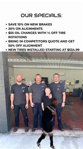 Winter driving in Southern Illinois isn’t forgiving — your car shouldn’t be either. ❄️🚗 Get road-ready with Integrity Automotive’s Winter Safety Promos: ✅ $55 Full Synthetic Oil Change ✅ ½ Off Tire Rotations with Any Oil Change ✅ 20% Off Alignments ✅ 10% Off Brake Services 🛞 Tire Packages Starting at $534.99 Installed 💥 Bring a competitor’s tire quote — we’ll beat it or give you a FREE oil change! Drive safer. Save more. Trust Integrity. 👉 Schedule today: www.integrityautomotiveinc.com #Inte