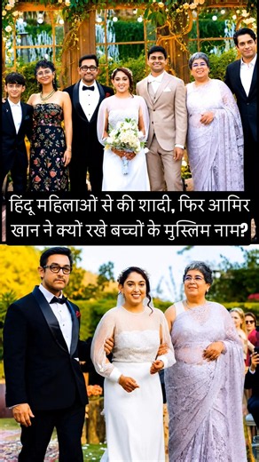 हिंदू महिलाओं से की शादी, फिर आमिर खान ने क्यों रखे बच्चों के मुस्लिम नाम?