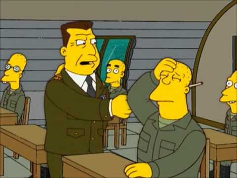 simpsons funny clip army avocado gave me a ring