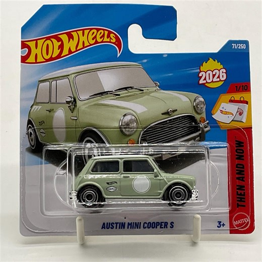 Hot Wheels Austin Mini Cooper S: Mint Condition Diecast Car, 1/64 Scale