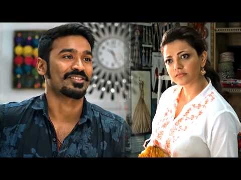 काजल अग्रवाल को धनुष ये कपडे में बहुत हैंडसम लग रहा है | Rowdy Hero Best Movie Scene