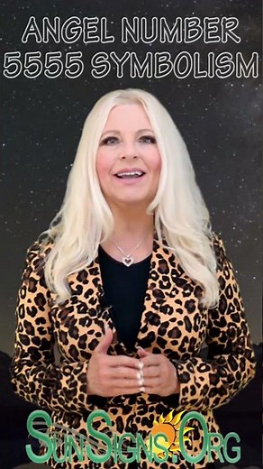 Angel Number 5555 Symbolism | SunSigns.Org | #shorts