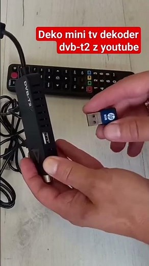 Czy dekoder dvbt-2 typu mini, który chowamy za telewizorem ma sens? Test dekodera DEKO TV MINI