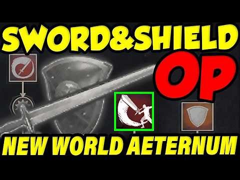 (UPDATED) Sword and Shield MASSIVE BUFFS In New World! Best SWORD AND SHIELD Build For New World!