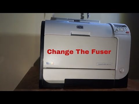 How to Replace the FUSER in an HP LaserJet Pro 400 Color M451DN