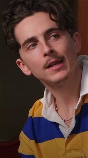 💫 Timothée Chalamet is asked if he’s enjoying the mustache
