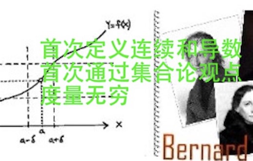 数学史（82）伯纳德·波尔查诺（1781-1848）捷克数学家，成功地将微积分从无穷小的概念中解放出来。他还说明了无穷集的元素与真子集的元素之间的1-1对应关系