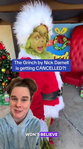 The Grinch by Nick Darnell is getting CANCELLED?! #grinch #thegrinch #nickdarnell #universalstudios #fyp