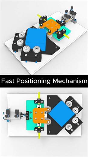 Fast Positioning Mechanism #mechanism #mechanic