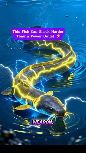 The Biology Behind the Electric Eel’s Shock#facts #youtubeshorts #education
