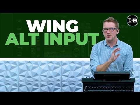 How to Use Alt Inputs on the Behringer WING for Backup Mics and Virtual Soundcheck