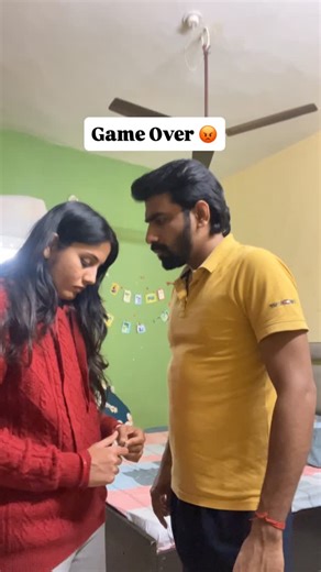 Mr & Mrs Angry Bird 👫 Couple Vlogs | Comedy | Lifestyle on Instagram: "Game Over aaj to gai ye 😡 we need Follower for support please follow #love #trendingreels #reels #trend #couplegoals Wait Till The End Unexpected Mind Blowing Crazy Moment Insane Shocking 100% Real No Clickbait Funny Shorts Comedy Shorts Relatable Indian Comedy Desi Content Funny Moments Daily Life Couple Goals Husband Wife Savage Reply Motivation Shorts Daily Motivation Life Lesson Mindset Discipline Self Control Healthy L