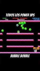 Todos los Power Ups !!! Bubble Bobble 😂 #arcade #bubblebobble #truco #retrochuladas