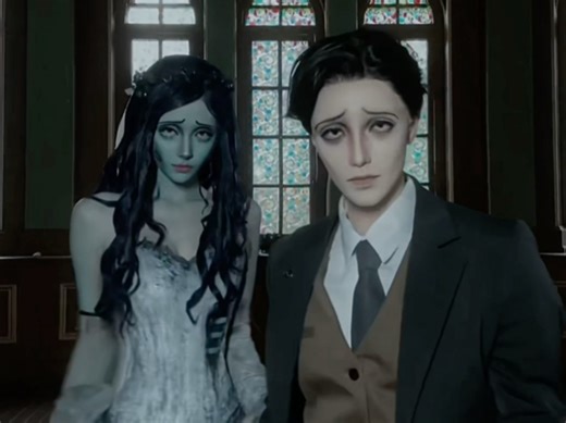 【Corpse Bride僵尸新娘】蜡烛灼烧我不觉痛楚 利刃割过也依然如故 听着她的心跳好像音符