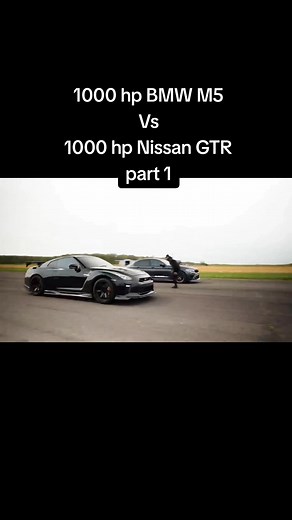 Epic Showdown: 1000 HP BMW M5 vs 1000 HP Nissan GTR Drag Race