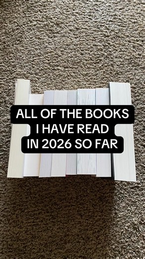 All of the books I have read in 2026 so far! 📚💕 #booktok #bookrecommendations #2026books #2026reads #booktokrecs