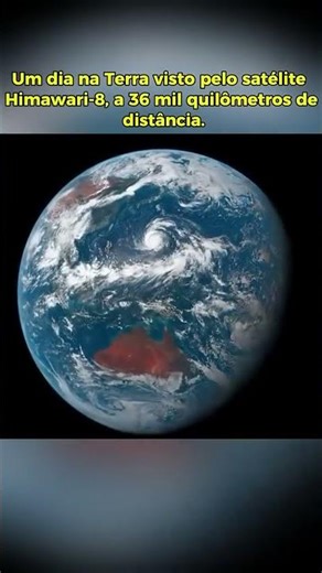 A Terra girando pelo satélite Himawari 8 #universo #astronomia #nasa #espaço