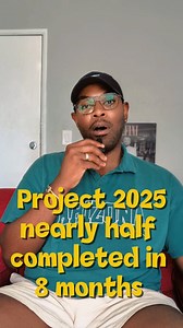 9.9K views · 363 reactions | Project 2025 is 47% complete in under 8...