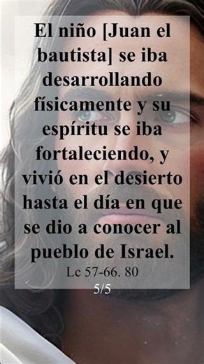 Evangelio de hoy 24 6 26. "El Nacimiento de Juan el Bautista"