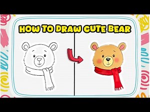 How to Draw a Cute Bear Head – Simple Animal Drawing for Beginners
