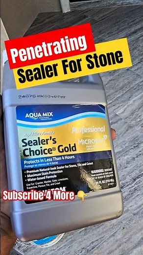 Aqua Mix Penetrating #Sealer #Choice #howto #diy