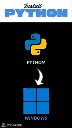 CoderJoe on Instagram: "I’ll show you how to download and install Python and run Python in VS Code step by step. This setup is important before starting Python programming, especially for beginners. We’ll cover: ✔️ Downloading Python ✔️ Installing Python correctly ✔️ Setting up VS Code Follow CoderJoe and stay tuned 🚀 . . . . . #PythonFromScratch #PythonBeginners #LearnPython #VSCode #ProgrammingReels #CodingForBeginners #PythonTutorial"