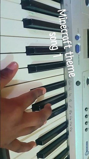 minecraft theme song 1 in piano #piano #piano tutorial