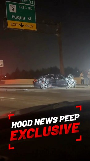 Gulf Freeway near Fuqua Street and Beltway 8 Houston Police Department and Houston Fire Department are on the scene of a traffic accident along the Gulf Freeway near Fuqua. At this time, there is no confirmed information regarding injuries. Traffic may be impacted in the area as crews work the scene. Here is a video sent in by a Hood News Peep. | Grizzy's Hood News