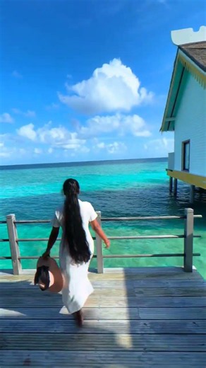 Living the water villa dream at SAii Lagoon Maldives 🌊✨ #Maldives #WaterVilla #keerthanaytchannel27