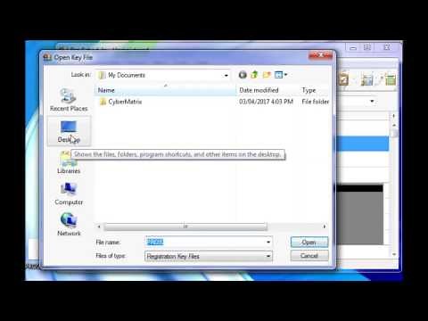 Installing Registration Key File