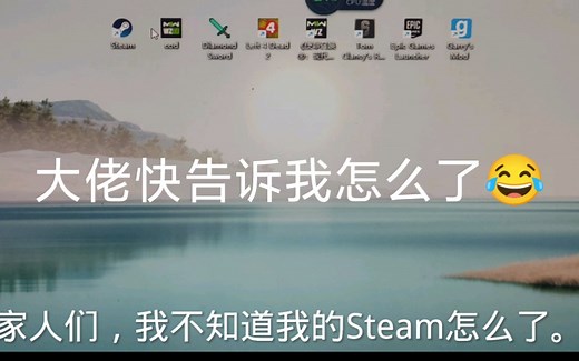 Steam打开没反应，只显示窗口不显示界面，又没有大佬懂的
