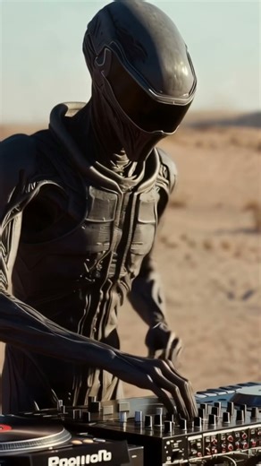 Alien DJ just landed… Can you handle this drop 👽