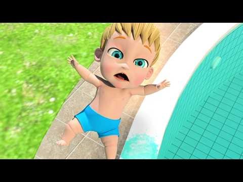 Normas de la alberca | Ten cuidado con la canción para niñas | JellyTV Canciones Infantiles