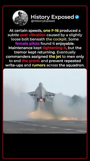 Why Some Female Pilots Named The F-16 Fighter “The Lady Pleaser” 👀😂