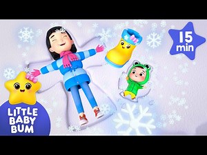 Explore the Snow World - Baby's First Snow | 15 mins of Playtime Songs | Little Baby Bum - Videos For Kids