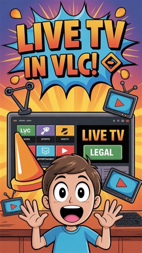 Arya Bandhu on Instagram: "“VLC can do THIS too?! 🤯📡 Watch live TV the legal way!”"